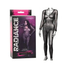 CalExotics Lingerie - Plus/queen - Packaged Radiance Crotchless Full Body Suit - Black Qn at the Haus of Shag