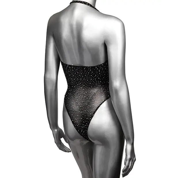 CalExotics Lingerie - Packaged Radiance Deep V Body Suit - Black O/s at the Haus of Shag