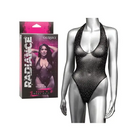 CalExotics Lingerie - Plus/queen - Packaged Radiance Deep V Body Suit - Black Qn at the Haus of Shag