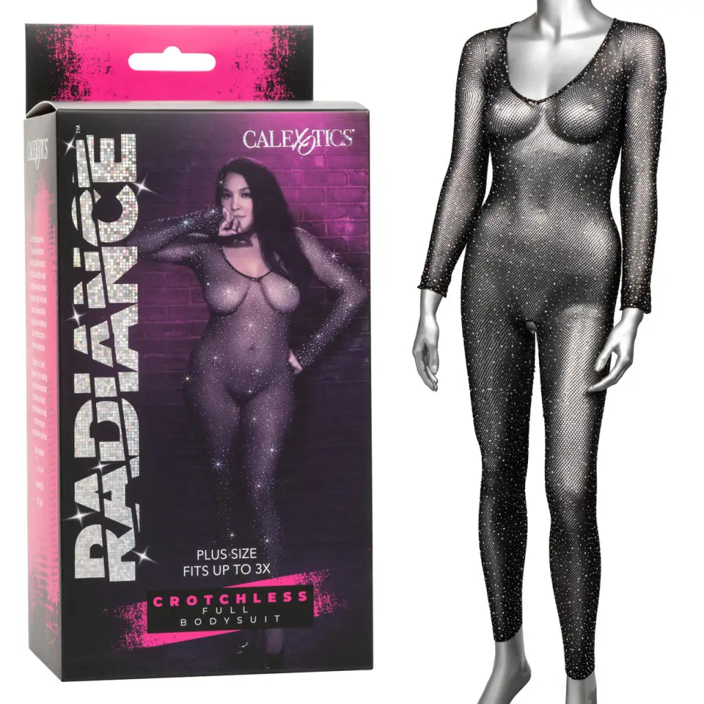 Radiance Plus Crotchless Full Bodysuit - Bodysuit