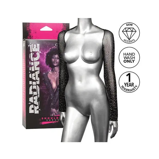 CalExotics Lingerie - Packaged Radiance Shoulder Shrug  - Black O/s at the Haus of Shag