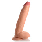 Raging Cockstars Big Dick Ben 10 Inch Realistic Dildo - lifelike flesh-colored sex toy