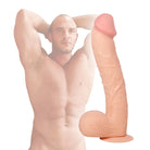 Raging Cockstars Realistic Dildo Raging Cockstars Jumbo Giant Jim 11 Inch Realistic Dildo at the Haus of Shag