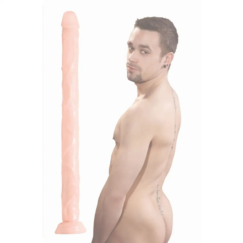 Raging Cockstars Realistic Dildo Raging Cockstars Long Dong Leo 18 Inch Dildo at the Haus of Shag