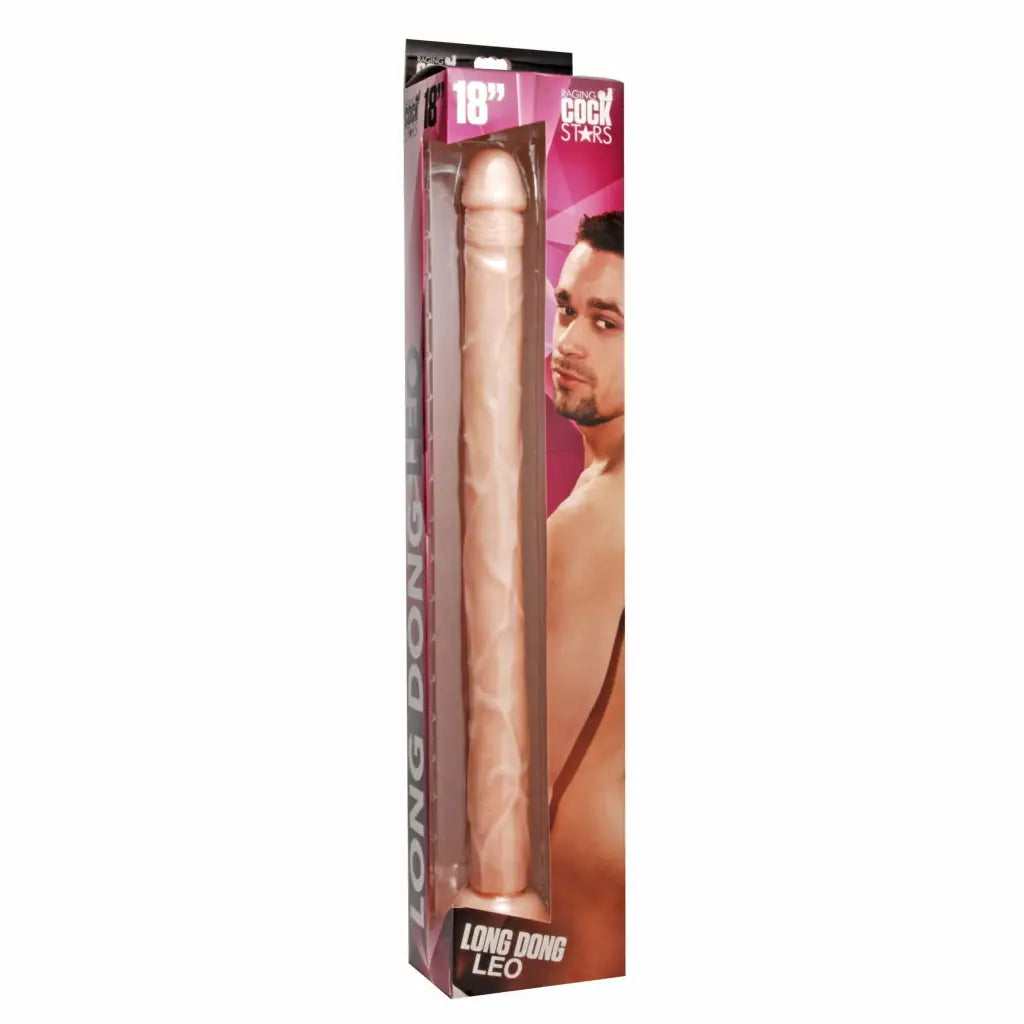 Raging Cockstars Realistic Dildo Raging Cockstars Long Dong Leo 18 Inch Dildo at the Haus of Shag