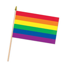 Rainbow Fabric Flag - Party Supplies