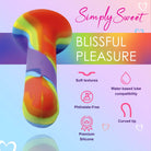 Rainbow Silicone Dildo - Dildos