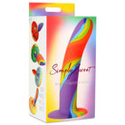 Rainbow Silicone Dildo - Dildos