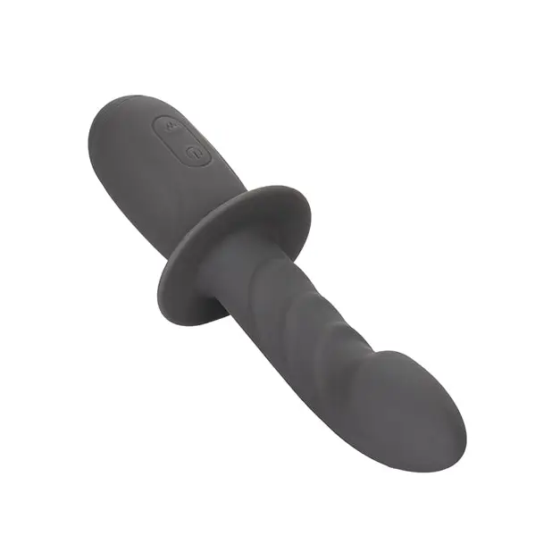 Ramrod Gyrating Vibrator - Black - Realistic Vibrator