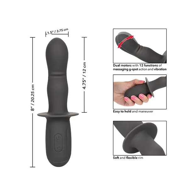 Ramrod Rocking Vibrator - Black - Plain Vibrator