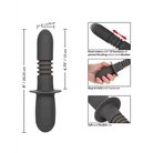 Ramrod Thrusting Vibrator - Black - Plain Vibrator