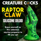 Raptor Claw Fisting Silicone Dildo - Green - Dildos