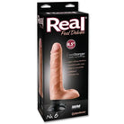 Real Feel Vibrator Real Feel Deluxe No. 6  8.5" Vibe Waterproof - Flesh at the Haus of Shag