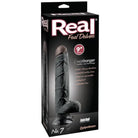 Real Feel Deluxe No Vibe Waterproof adult novelty in black box with Real Feel branding