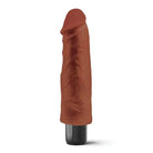 Real Feel No. 1 Long 7.5’ Vibe Waterproof in realistic anatomical shape and reddish-brown hue