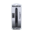 RealRock 14 in. Thick Double-Ended Dong Black - Double Ended Dildo