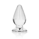 RealRock Crystal Clear Butt Plug - 3.5’’ / Clear - Butt Plug