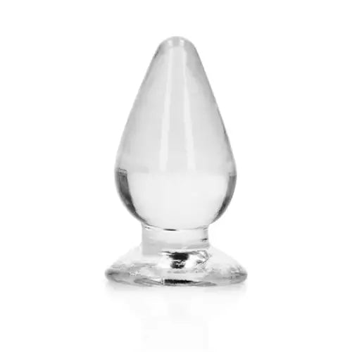 RealRock Crystal Clear Butt Plug - 4.5’’ / Clear - Butt Plug