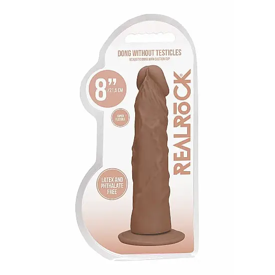 Realrock Dong Tan W/o Testicles - Realistic Dildo