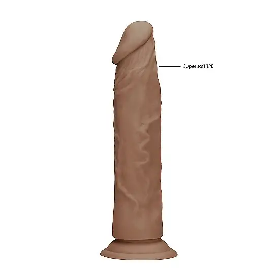 Realrock Dong Tan W/o Testicles - Realistic Dildo