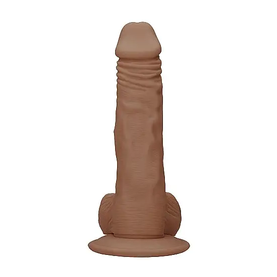 Realrock Dong Tan W/ Testicles - Realistic Dildo