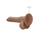 Realrock Dong Tan W/ Testicles - Realistic Dildo