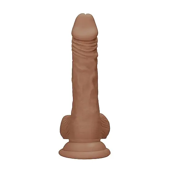 Realrock Dong Tan W/ Testicles - Realistic Dildo