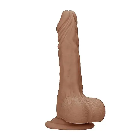 Realrock Dong Tan W/ Testicles - Realistic Dildo