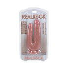 RealRock Double Trouble 5 in. / 6 in. Dildo Beige - Realistic Dildo