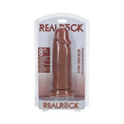 RealRock Extra Thick 8 in. Dildo Tan - Realistic Dildo