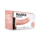 RealRock Realistic 6 in. Hollow Strap-On Beige - Realistic Dildo