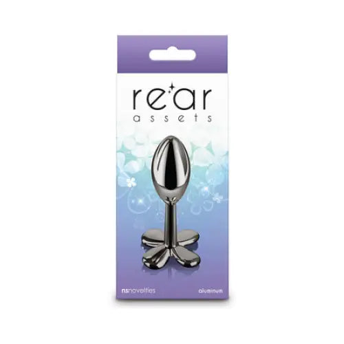 Rear Assets Clover Butt Plug - Silver - Butt Plug