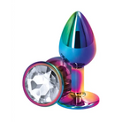 Rear Assets Metal Anal Plug with Jewel - Butt Plug