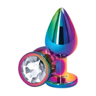 Rear Assets Metal Anal Plug with Jewel - Butt Plug