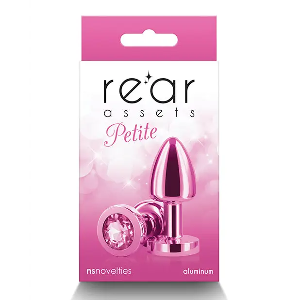 Rear Assets Petite Metal Anal Plug Pink - Pink - Butt Plug