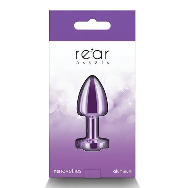 Rear Assets Petite Metal Anal Plug Pink - Butt Plug