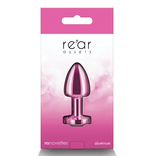 Rear Assets Petite Metal Anal Plug Pink - Butt Plug