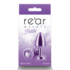 Rear Assets Petite Metal Anal Plug Pink - Purple - Butt Plug