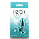 Rear Assets Petite Metal Anal Plug Pink - Teal - Butt Plug