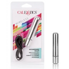 CalExotics Stimulators Rechargeable Bullet - Silver at the Haus of Shag