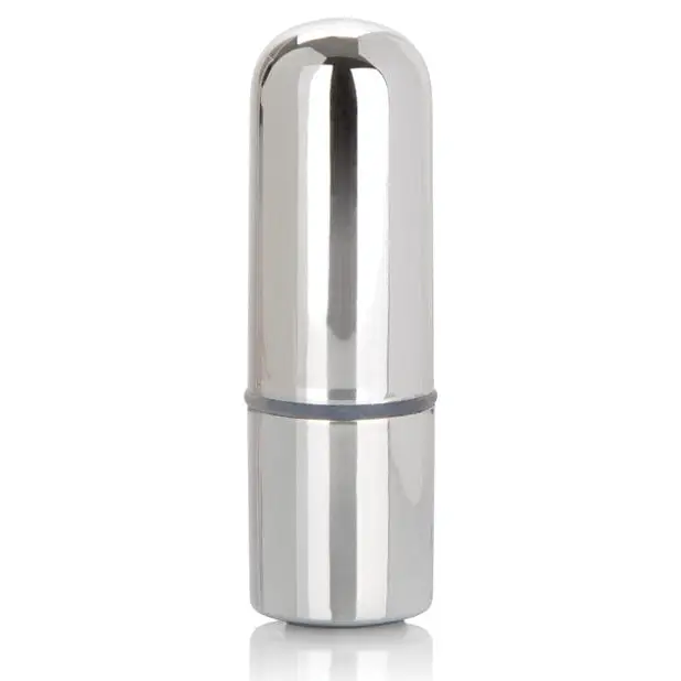 CalExotics Stimulators Rechargeable Mini Bullet - Silver at the Haus of Shag