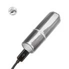 CalExotics Stimulators Rechargeable Mini Bullet - Silver at the Haus of Shag