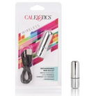 CalExotics Stimulators Rechargeable Mini Bullet - Silver at the Haus of Shag