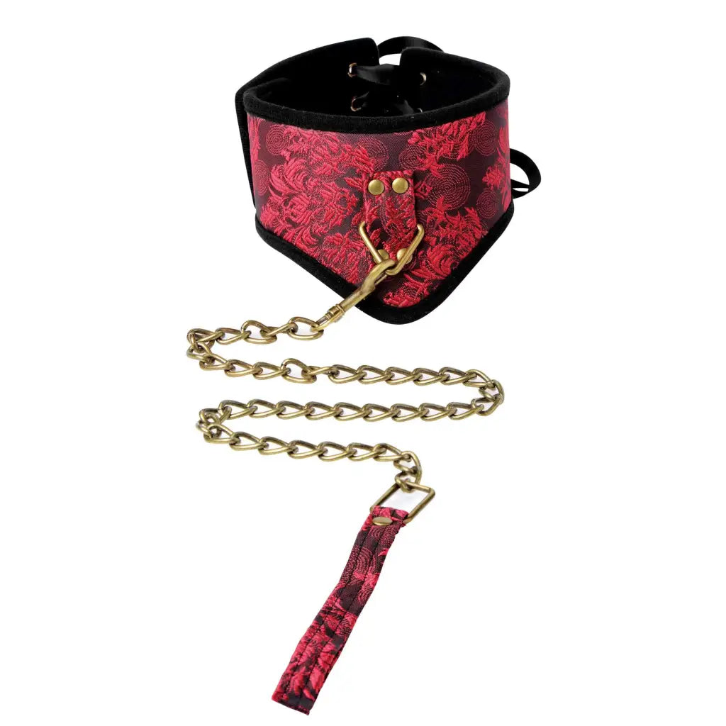 Frisky Frisky Red Dragon 5 Piece Satin Bondage Set at the Haus of Shag