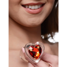 Booty Sparks Jewel Plug Red Heart Gem Glass Anal Plug Set at the Haus of Shag