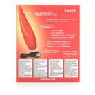 CalExotics Vibrator Red Hot Ember Clitoral Flickering Massager at the Haus of Shag