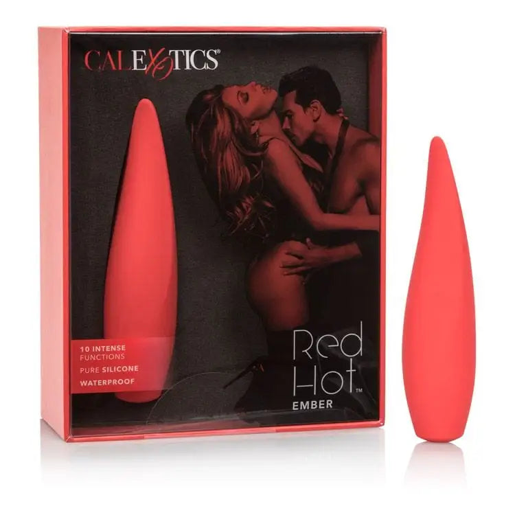 CalExotics Vibrator Red Hot Ember Clitoral Flickering Massager at the Haus of Shag