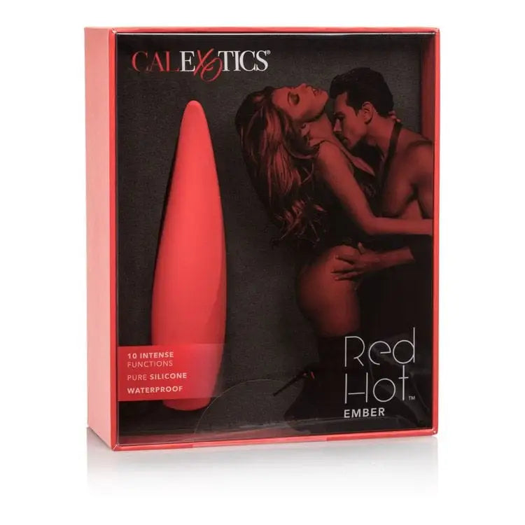 CalExotics Vibrator Red Hot Ember Clitoral Flickering Massager at the Haus of Shag