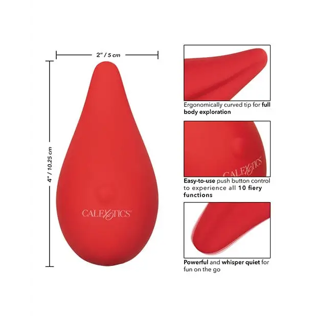 CalExotics Stimulators Red Hot Flicker - Red at the Haus of Shag