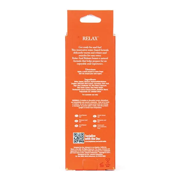 Doc Johnson Desensitizer Relax Anal Relaxer - 2 Oz Tube at the Haus of Shag